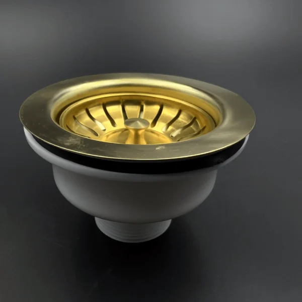 Unlacquered Brass Kitchen Sink Strainer, Sink Waste, Strainer Basket, Drain Cover & Basket Strainer - Image 10