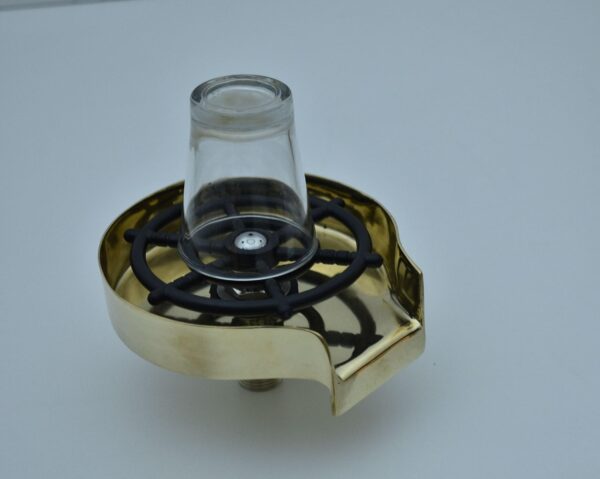 Unlacquered Brass Glass Rinser For Kitchen Sinks, Kitchen Sink Accessories, Bar Glass Rinser - Image 5