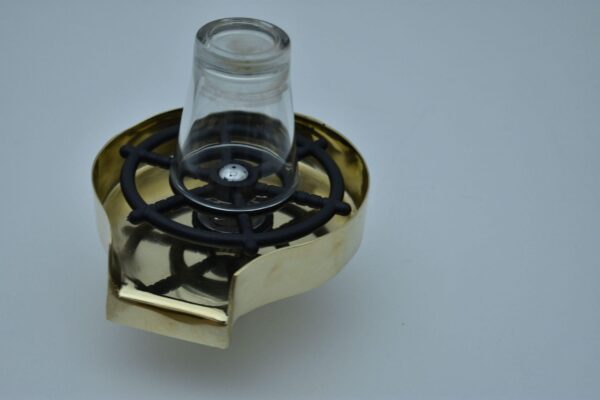 Unlacquered Brass Glass Rinser For Kitchen Sinks, Kitchen Sink Accessories, Bar Glass Rinser - Image 4