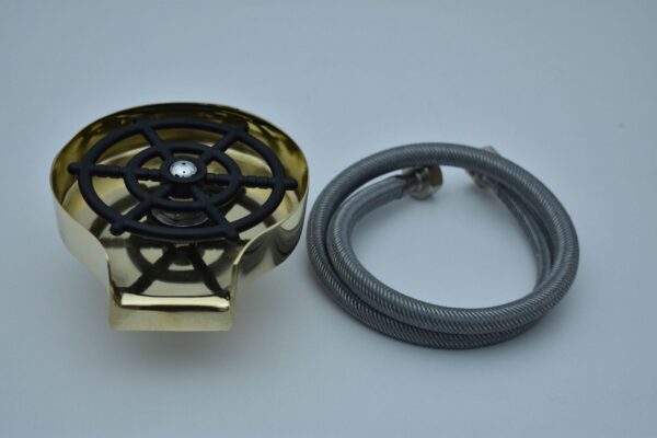 Unlacquered Brass Glass Rinser For Kitchen Sinks, Kitchen Sink Accessories, Bar Glass Rinser - Image 3