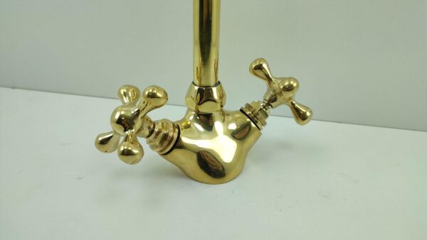 Gooseneck Faucet, Kitchen Brass Faucet - Image 7